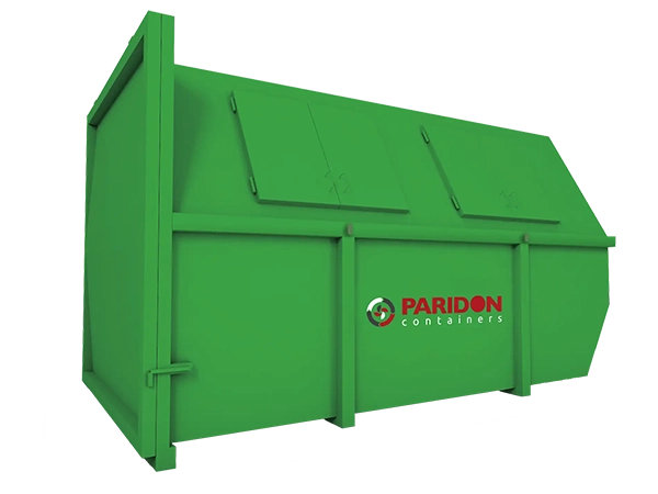 Afzetcontainer 10m3 gesloten